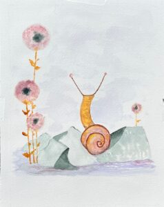 snail in sunshine – Version 2